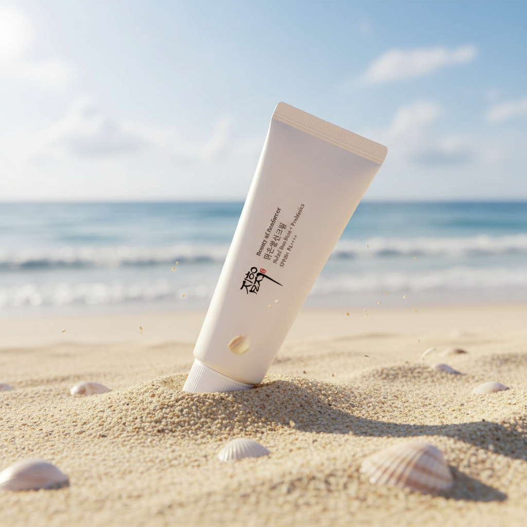 BEAUTY OF REINFORCEMENT: RELIEF SUNSCREEN RICE + PROBIOTICS SPF50+ PA+++